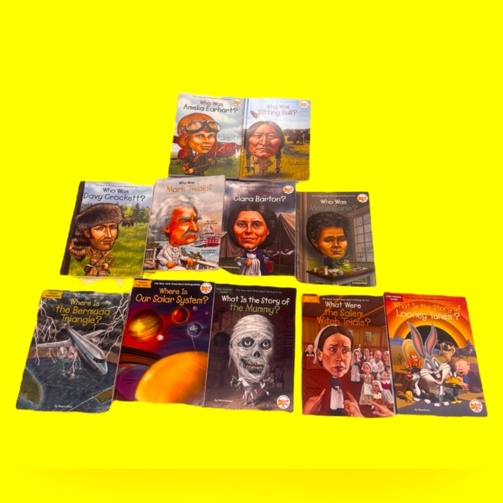 WHO WAS ..AR BOOK LOT 💥 NEW YORK TIMES BEST SELLING SERIES BL 4.4 to 6.8